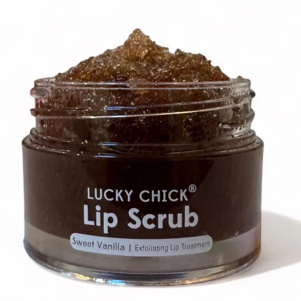 Lucky Chick Lip Scrub Sweet Vanilla Exfoliating Sugar Lip Scrub 9g BRAND NEW